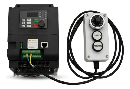 Inversor De Frequência 3cv 220v Mono Para Tri Com Botoeira