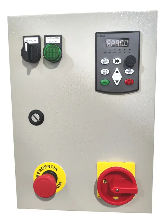 Inversor De Frequência 3cv 220v Mono P/ Tri + Potênciometro
