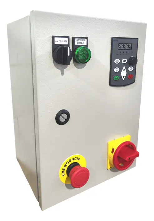 Inversor De Frequência 3cv 220v Mono P/ Tri + Potênciometro
